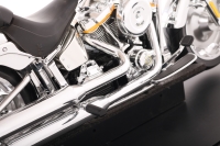 custom made model of Harley-Davidson Fat Boy Gray Ghost 2025 motorcycle